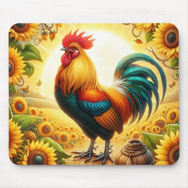 Tapis De Souris Coq (Devant)