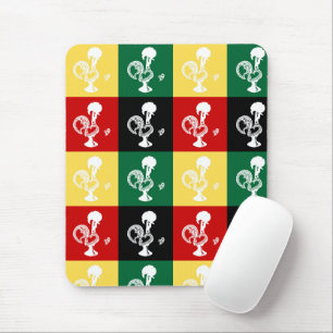 Tapis De Souris Coq portugais de Barcelos coloré motif