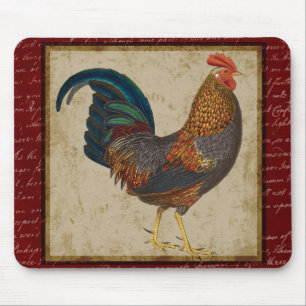 Tapis De Souris Coq rouge
