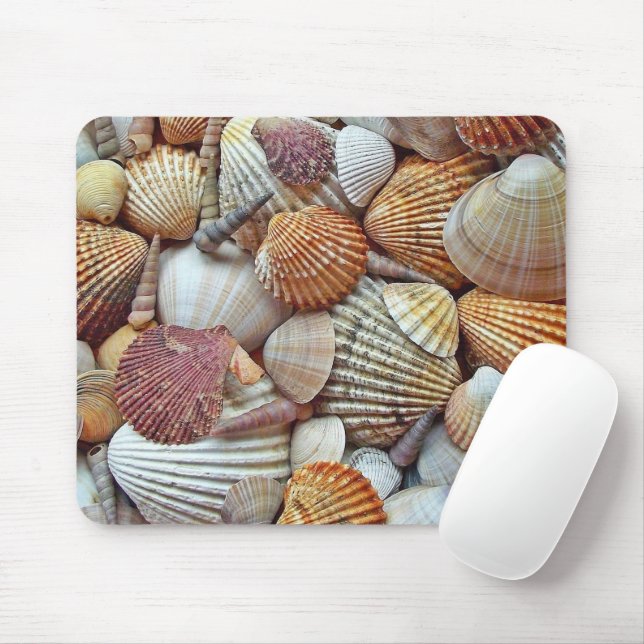 Tapis De Souris Coques de mer (Avec souris)