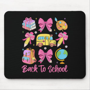 Tapis De Souris Coquette Crayon Rose 2025 Retour À L'École Enseign
