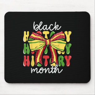 Tapis De Souris Coquette Mois de l'histoire des Noirs Femmes afric