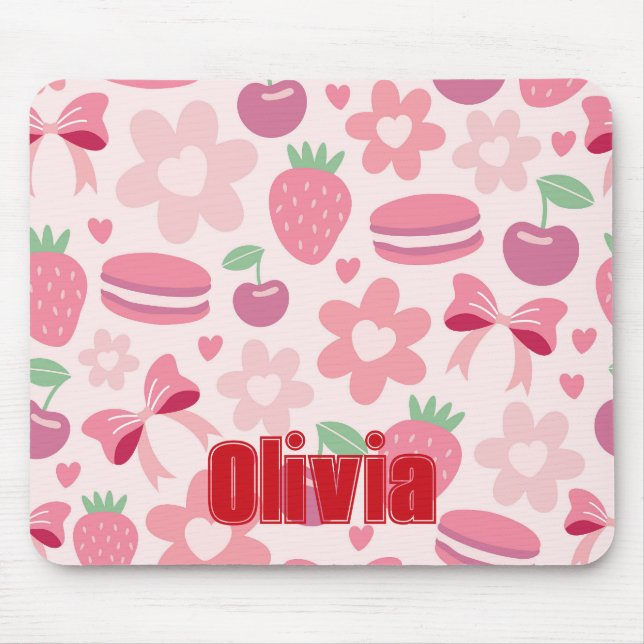 Tapis De Souris Coquette Ordinateur/Souris de jeu pour maman (Devant)