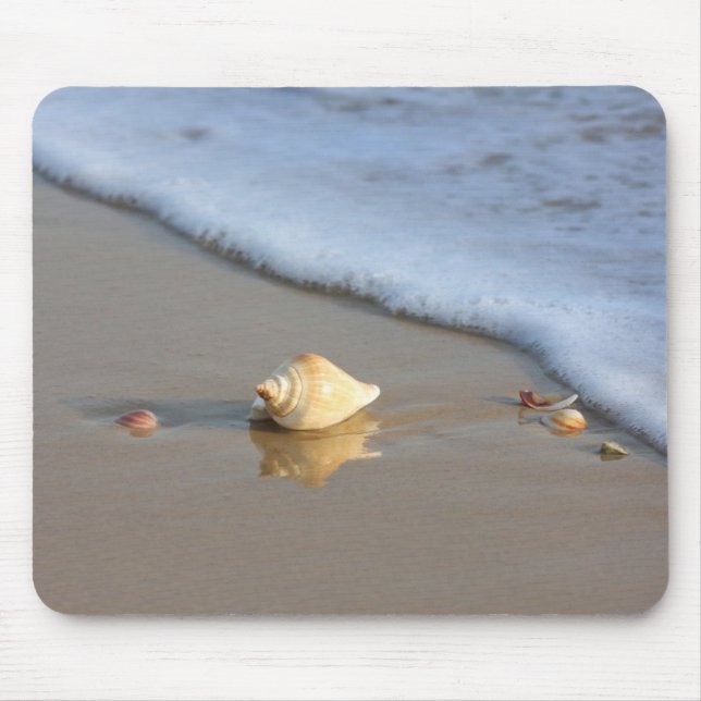 Tapis De Souris Coquillage sur la plage (Devant)