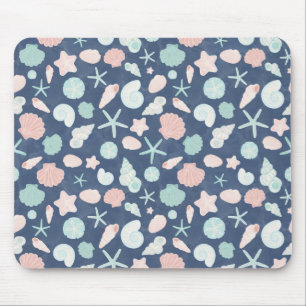 Tapis De Souris Coquillages Côtiers Plage & Design Océan