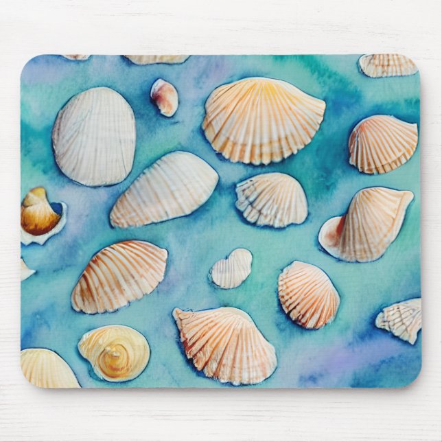 Tapis De Souris Coquillages Mousepad (Devant)