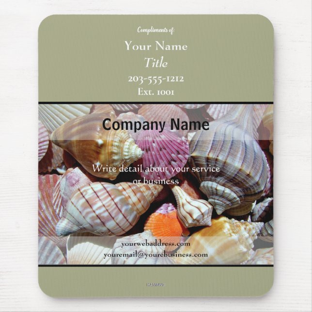 Tapis De Souris Coquillages promotionnels Mousepad - HAMbyWG (Devant)