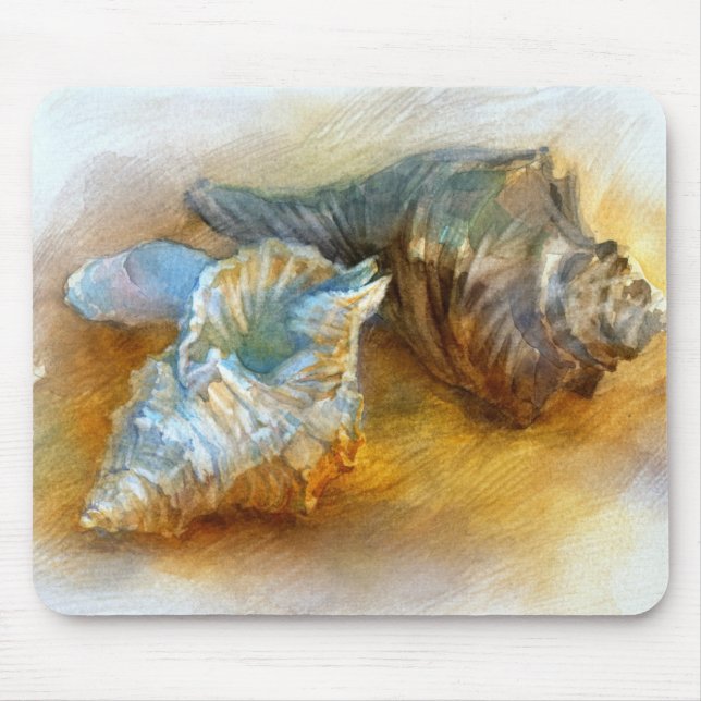 Tapis De Souris Coquillages sur la plage (Devant)