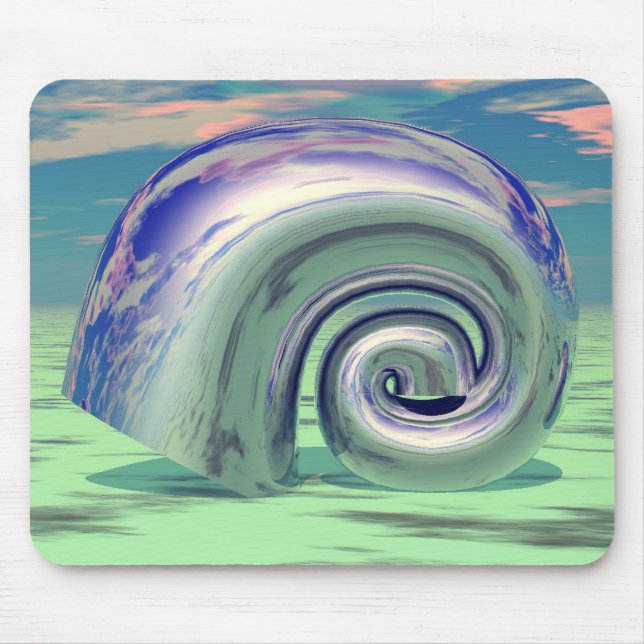 Tapis De Souris Coquille métallique - 02 (Devant)