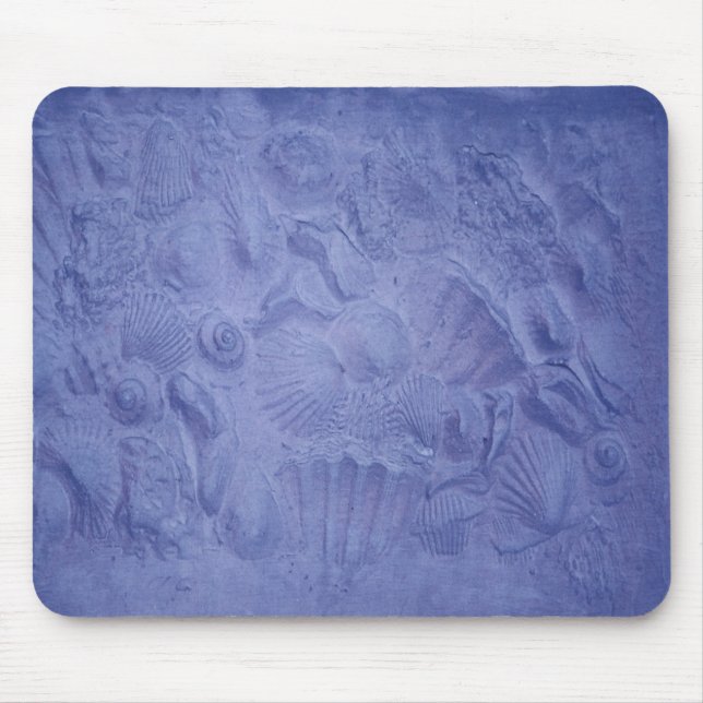 Tapis De Souris Coquilles bleues (Devant)