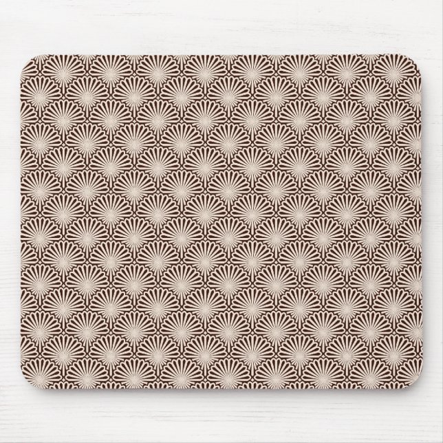 Tapis De Souris Coquilles de mer d'art déco (Devant)