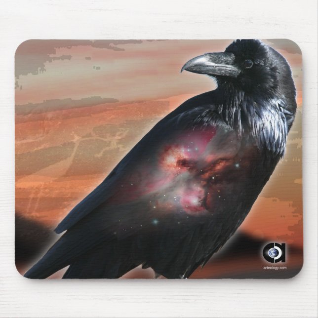 Tapis De Souris Corbeau d'Arizona (Devant)