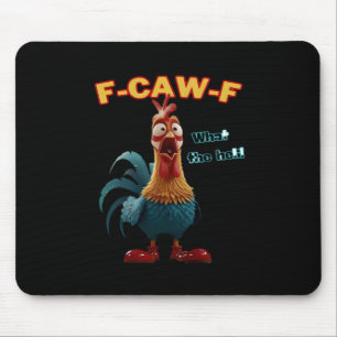 Tapis De Souris Corbeau drôle F-Caw-F Humour Gothique