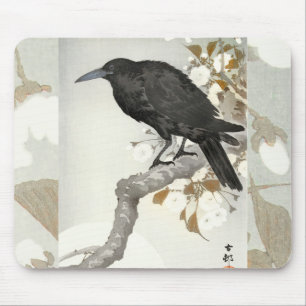 Tapis De Souris Corbeau Raven Koson Oiseau japonais