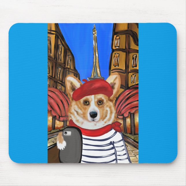 Tapis De Souris Corgi (Devant)