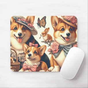 Tapis De Souris Corgi cardigan gallois Vintage