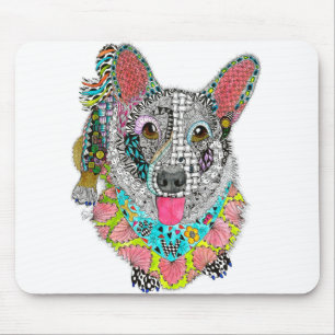 Tapis De Souris Corgi Mousepad de Gallois de cardigan
