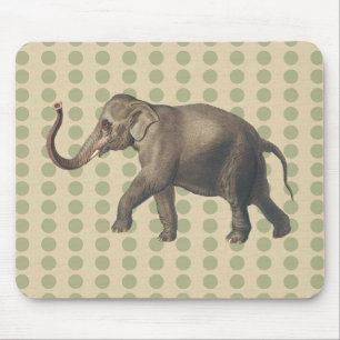 Tapis De Souris Coriander Spice Moods Dots with Elephant