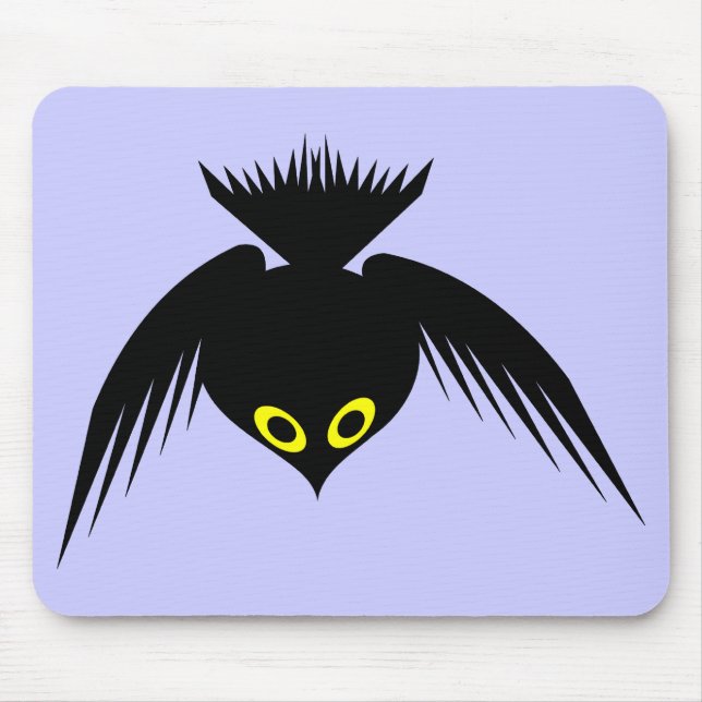 Tapis De Souris Corneille Mousepad (Devant)