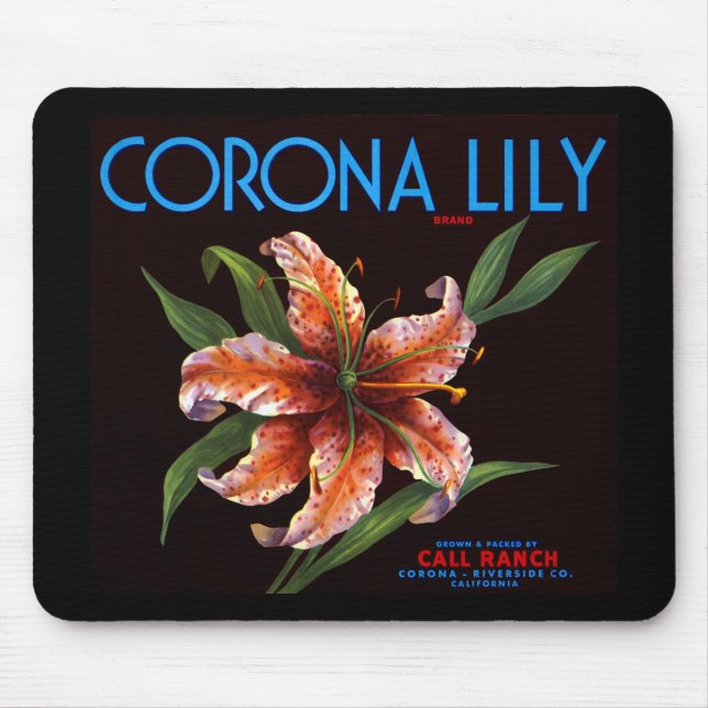 Tapis De Souris Corona Lily (Devant)