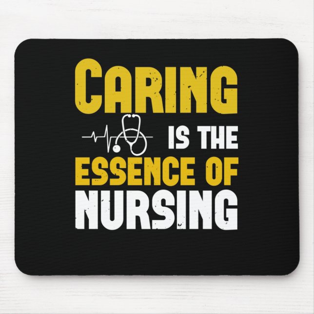 Tapis De Souris Corona Nurses - Soins Est L'Essence (Devant)