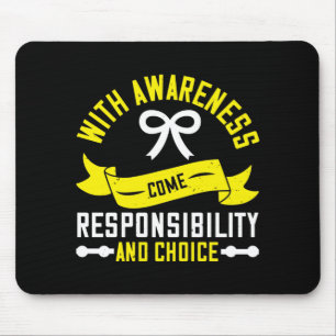 Tapis De Souris Corona Sensibilisation - Responsabilité