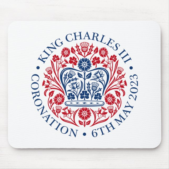 Tapis De Souris Coronation du roi Charles III (Devant)