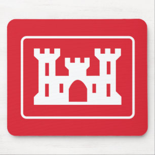 Tapis De Souris Corps d'ingénieurs américain DOD Military