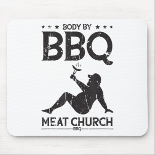 Tapis De Souris Corps Par Bbq Meat Church Bbq - Bbq Enthousiasme _