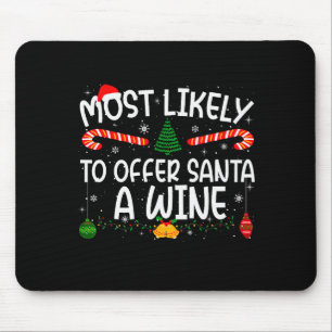 Tapis De Souris Correspondance de famille Noël le plus susceptible