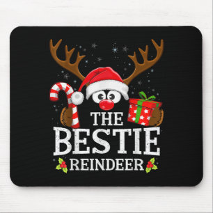 Tapis De Souris Correspondance de Noël La famille de rennes Ie