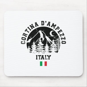 Tapis De Souris Cortina D'ampezzo Italie Alpes Station de ski alpi