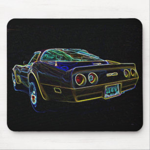Tapis De Souris Corvette 1980