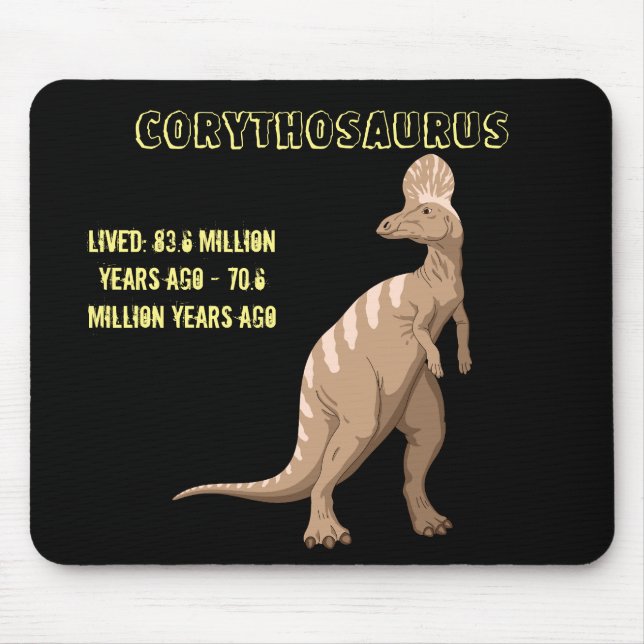 Tapis De Souris Corythosaurus Dinosaur (Devant)