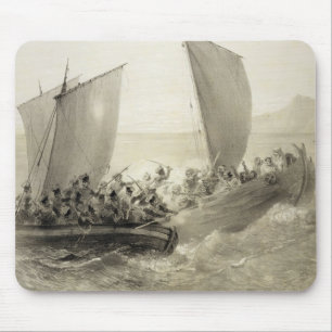 Tapis De Souris Cosaques d'Azov embarquant un corsaire turc