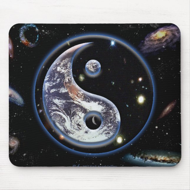 Tapis De Souris Cosmic Yin Yang (Devant)