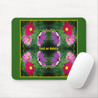 Tapis De Souris Cosmos Flower Trio Abstrait Personnalisé