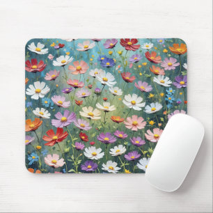 Tapis De Souris Cosmos Garden Abstrait