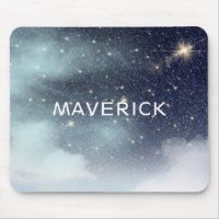 Cosmos Night Sky Stars Bleu foncé Personnalisé