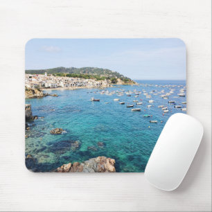 Tapis De Souris Costa Brava Espagne Pittoresque Océan Bleu Photo V