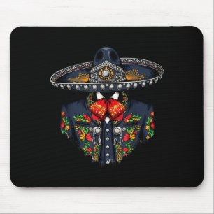 Tapis De Souris Costume charro mexicain vibrant mariachi tradition