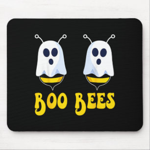 Tapis De Souris Costume d'abeilles Boo drôles pour Halloween Humou