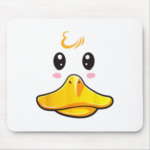 Tapis De Souris Costume de canard en caoutchouc mou Ducky Visage H
