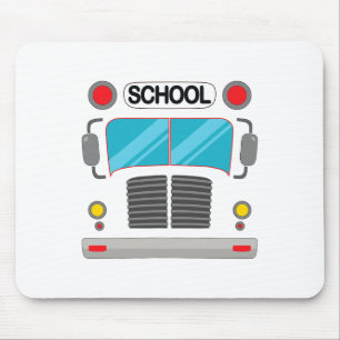 Tapis De Souris Costume De Conducteur De Bus Scolaire Halloween Ad