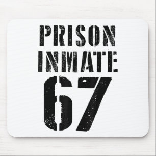Tapis De Souris Costume de détenu de prison 67 Halloween Prison Dr