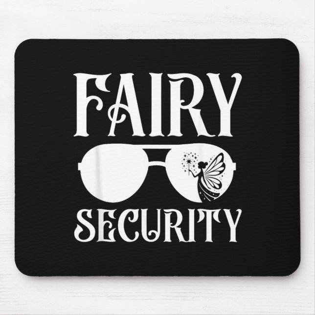 Tapis De Souris Costume de fête d'anniversaire de sécurité de fée  (Devant)