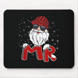 Tapis De Souris Costume de Monsieur Claus Noël Chapeau de Père Noë