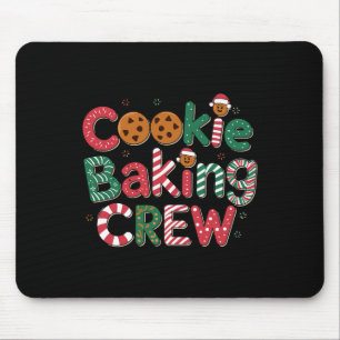 Tapis De Souris Costume de Noël Cookie King Crew 