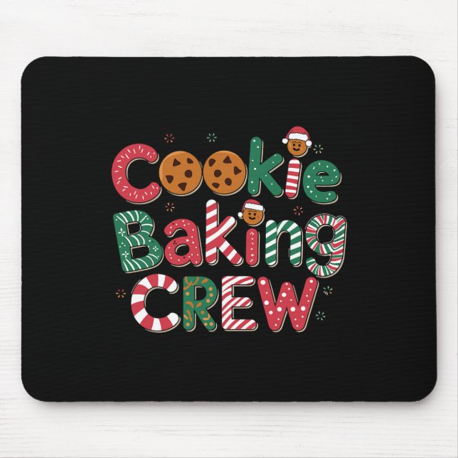 Tapis De Souris Costume de Noël Cookie King Crew  (Devant)