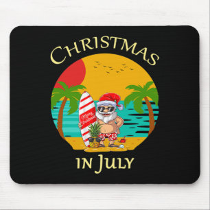 Tapis De Souris Costume de Noël en Juillet Été Santa Xmas Hommes